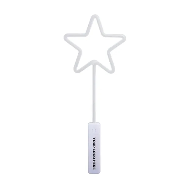 18" blue star neon wand.... from ASI 42016 Brighter Promotions Inc