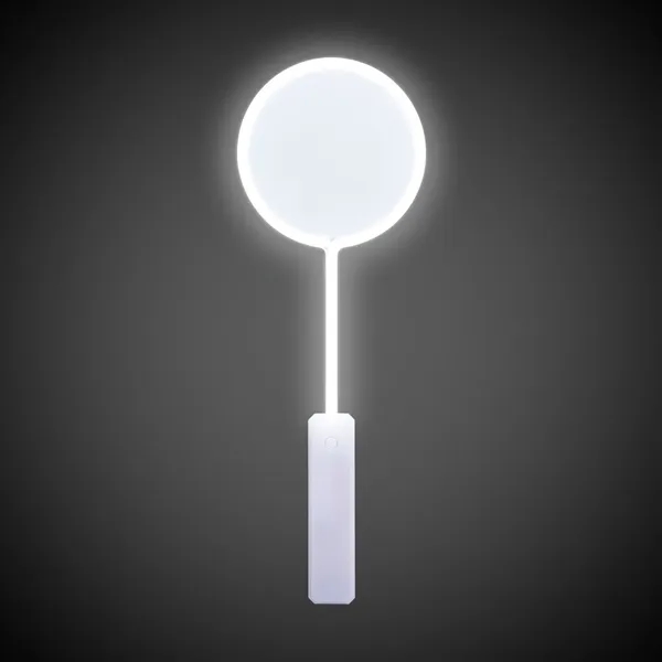 White circle wand with LED lights and 3 light functions.... from ASI 42016 Brighter Promotions Inc