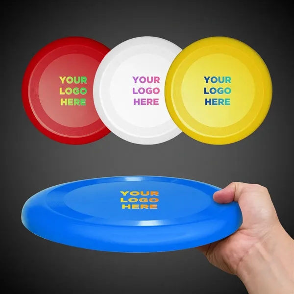 10" plastic flying disc with assorted colors and customization.... from ASI 42016 Brighter Promotions Inc