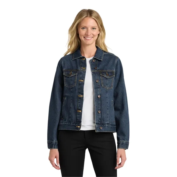 Port Authority Ladies Denim Jacket.... from ASI 84863 SanMar