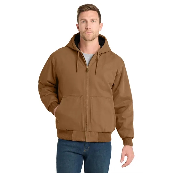 CornerStone Washed Duck Cloth Insulated Hooded Work Jacket.... from ASI 84863 SanMar