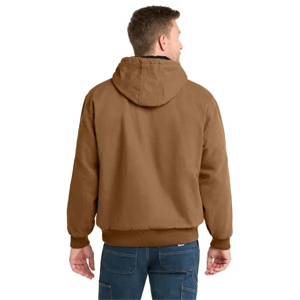CornerStone Washed Duck Cloth Insulated Hooded Work Jacket.... from ASI 84863 SanMar