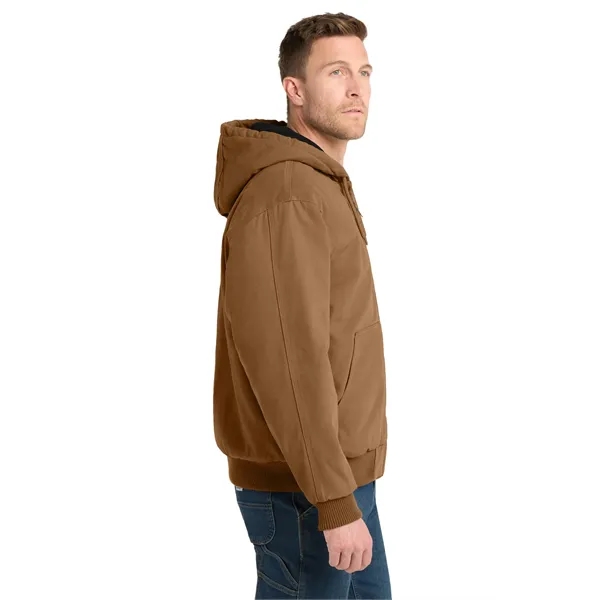 CornerStone Washed Duck Cloth Insulated Hooded Work Jacket.... from ASI 84863 SanMar