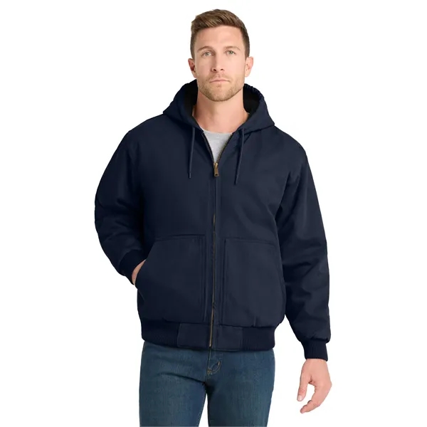 CornerStone Washed Duck Cloth Insulated Hooded Work Jacket.... from ASI 84863 SanMar