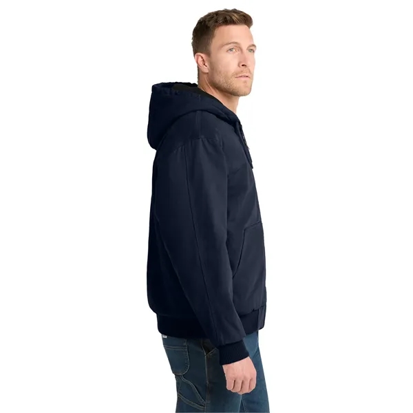 CornerStone Washed Duck Cloth Insulated Hooded Work Jacket.... from ASI 84863 SanMar