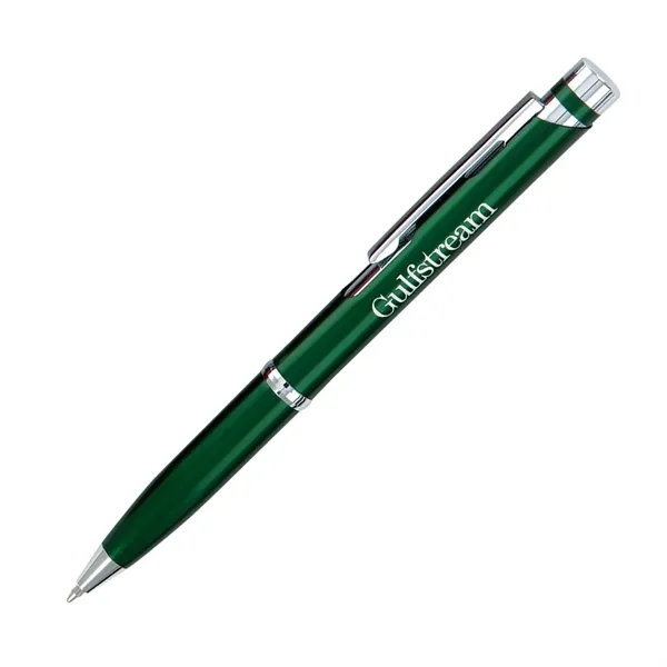 Click-action ballpoint pen with metallic colored barrel and chrome plated accents.... from ASI 90859 Tempo Industries Inc / Tempoline