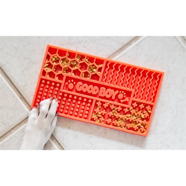 Choice of Black, Navy Blue, or Red Silicone Dog Lick Mat... from ASI 45657 Pop! Promos