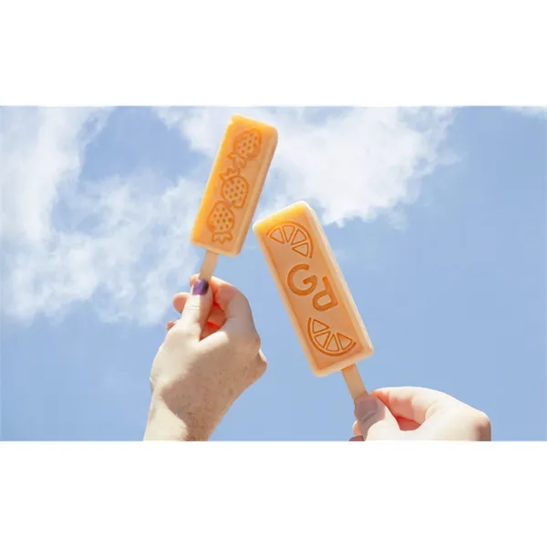 Choice of Black, Navy Blue, or Red Silicone Popsicle Mold with... from ASI 45657 Pop! Promos