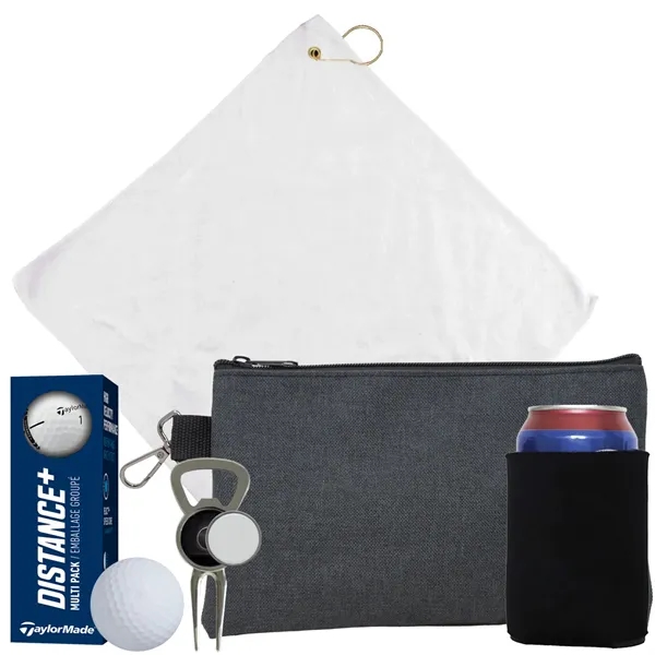 Deluxe Weekend Warrior Kit with TaylorMade balls, bottle opener, can cooler,... from ASI 38120 Ball Pro / Diversified Quality Kitchenware