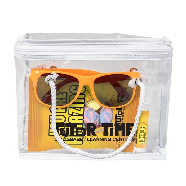 Sunglasses, Salt Water Taffy Digibag, Lip Balm in a clear Bag.... from ASI 44900 NC Custom (CI/Lanco) / Lanco