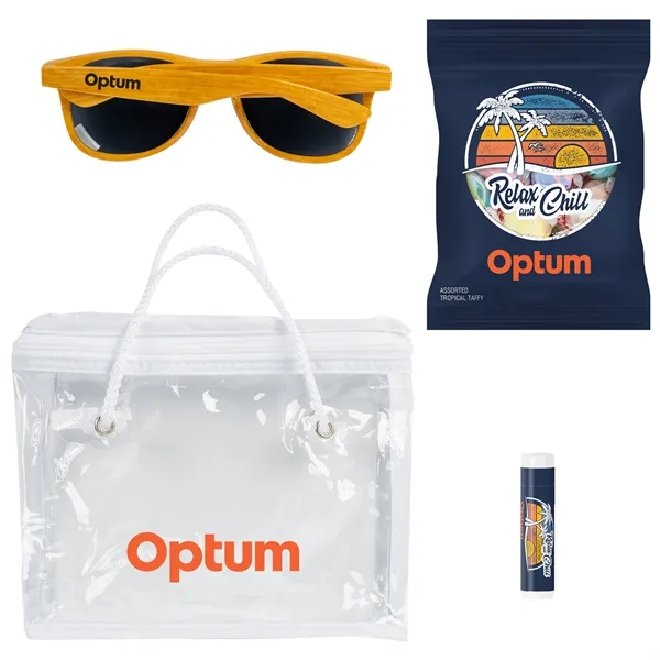 Sunglasses, Salt Water Taffy Digibag, Lip Balm in a clear Bag.... from ASI 44900 NC Custom (CI/Lanco) / Lanco