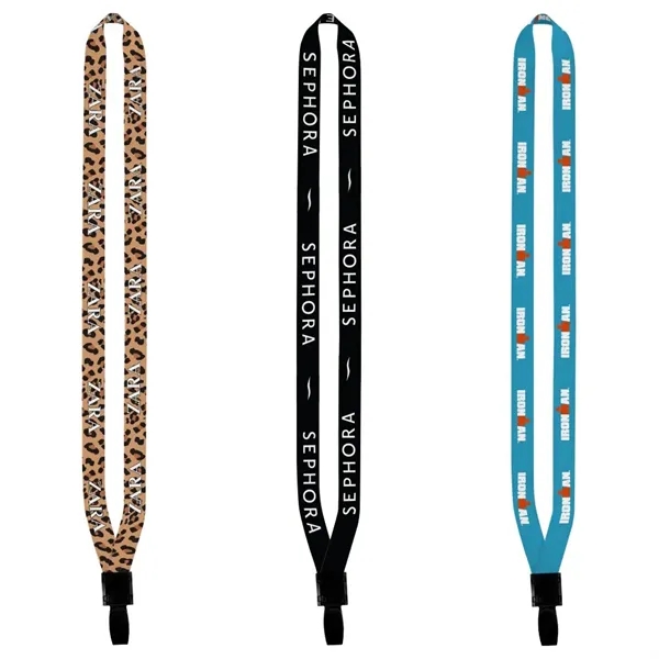 1/2" dye-sublimated lanyard with non-swivel plastic hook.... from ASI 88060 Snugz/USA Inc / SnugZ USA®