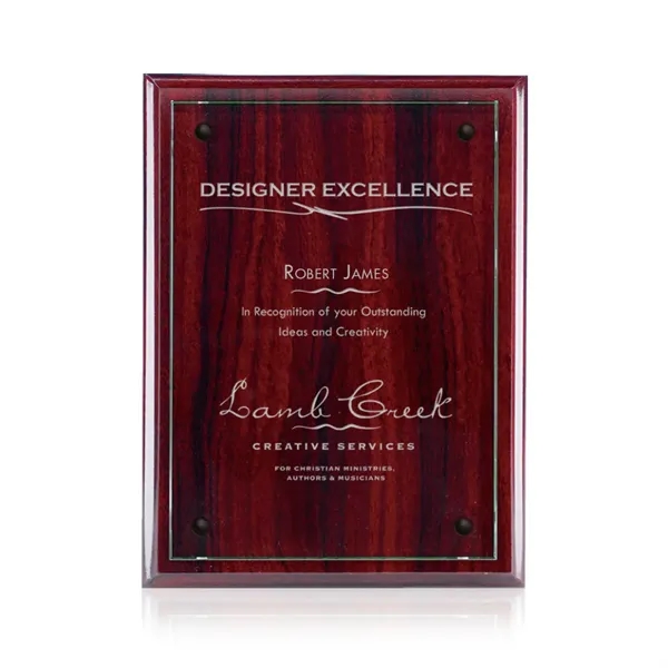 Plaque - Rosewood/Jade.... from ASI 84592 St Regis Group / Prestige Glass