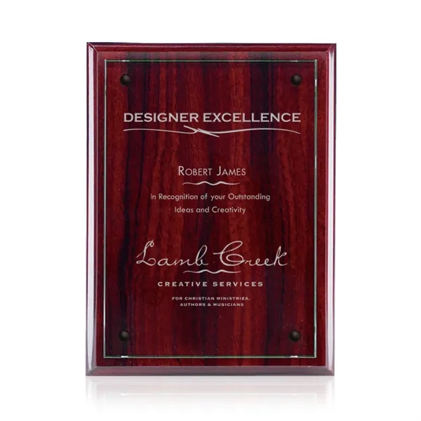 Plaque - Rosewood/Jade.... from ASI 84592 St Regis Group / Prestige Glass