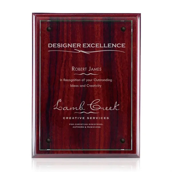 Plaque - Rosewood/Jade.... from ASI 84592 St Regis Group / Prestige Glass