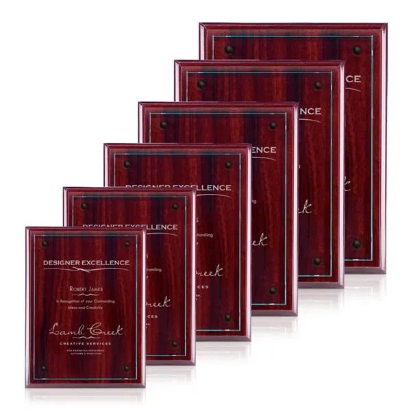 Plaque - Rosewood/Starfire.... from ASI 84592 St Regis Group / Prestige Glass