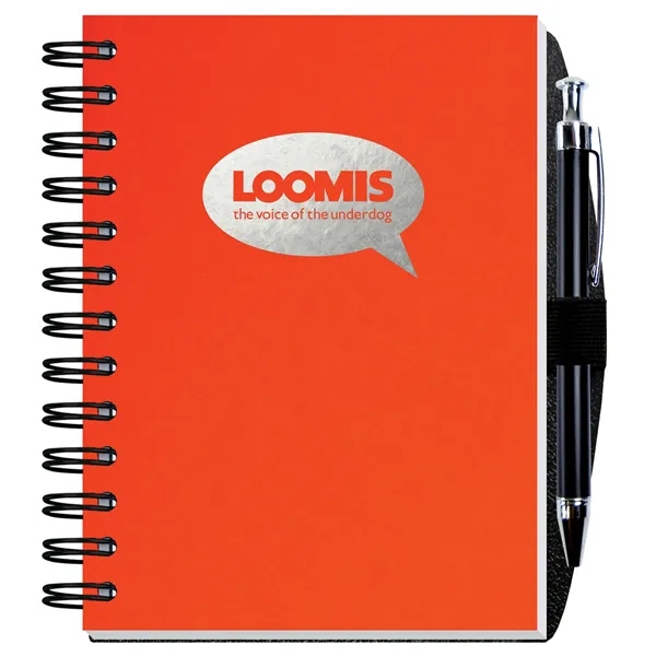 Journal with imprint on every sheet, recycled paper, durable cover, and... from ASI 50873 Drum-Line / Drum-line Inc