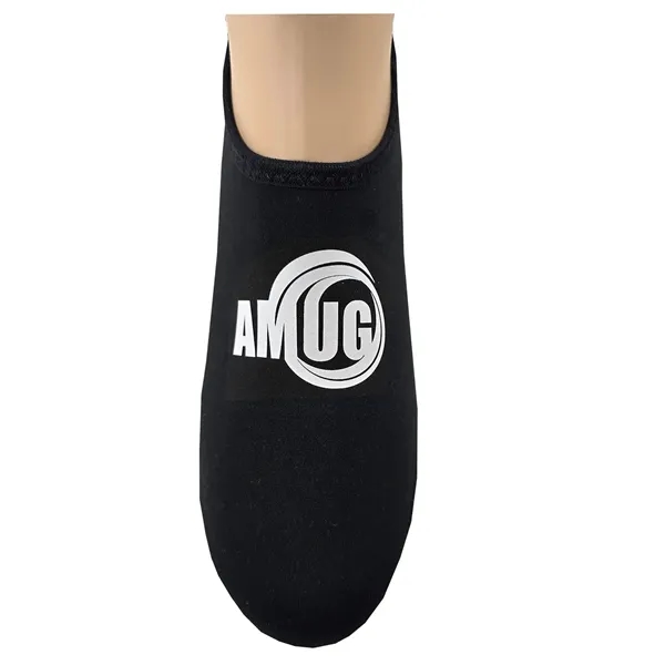 Neoprene shoe with dot grip slip resistant bottom decorated with direct... from ASI 90160 Suntex Industries