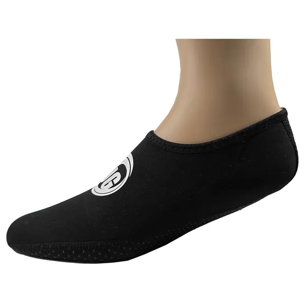 Neoprene shoe with dot grip slip resistant bottom decorated with direct... from ASI 90160 Suntex Industries