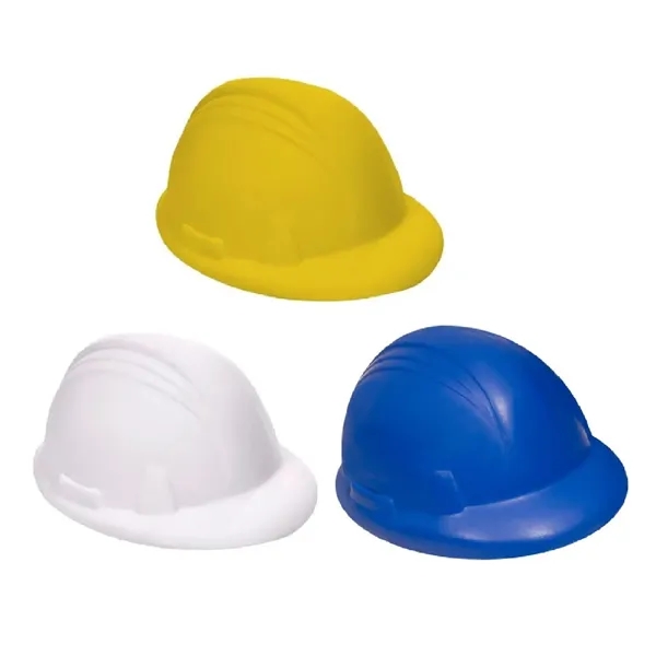Yellow hard hat shaped stress ball.... from ASI 31977 Adline Industries Inc