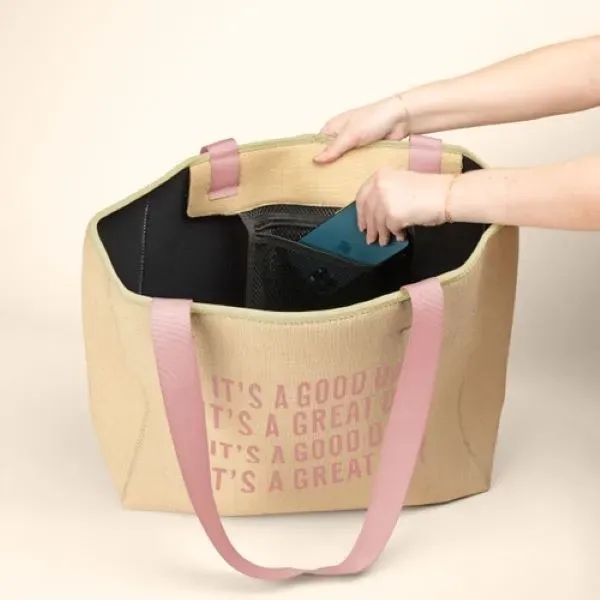 High-Quality Burlap Neoprene Tote Bag... from ASI 74710 Numo / NUMO