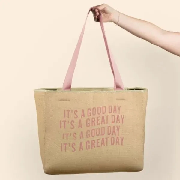 High-Quality Burlap Neoprene Tote Bag... from ASI 74710 Numo / NUMO