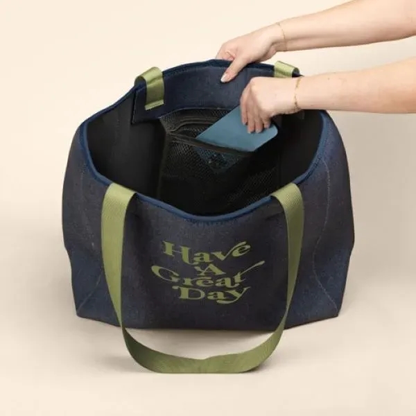 High-Quality Denim Neoprene Tote Bag... from ASI 74710 Numo / NUMO