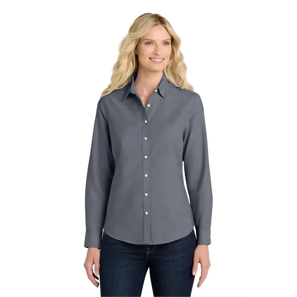 Port Authority Ladies SuperPro Oxford Shirt.... from ASI 84863 SanMar