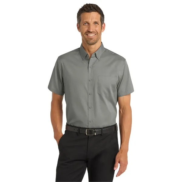 Port Authority Short Sleeve SuperPro Twill Shirt.... from ASI 84863 SanMar