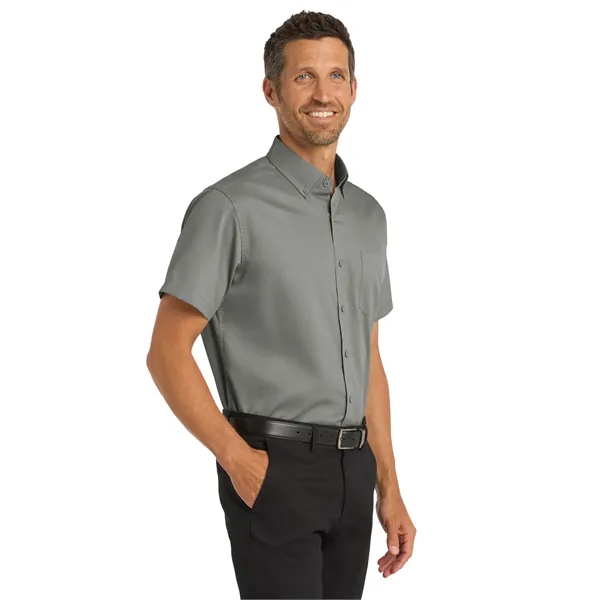 Port Authority Short Sleeve SuperPro Twill Shirt.... from ASI 84863 SanMar