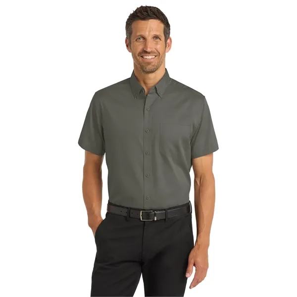 Port Authority Short Sleeve SuperPro Twill Shirt.... from ASI 84863 SanMar