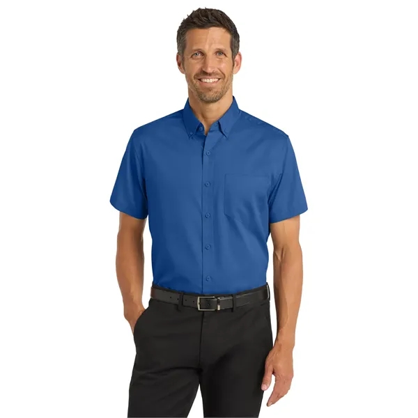 Port Authority Short Sleeve SuperPro Twill Shirt.... from ASI 84863 SanMar