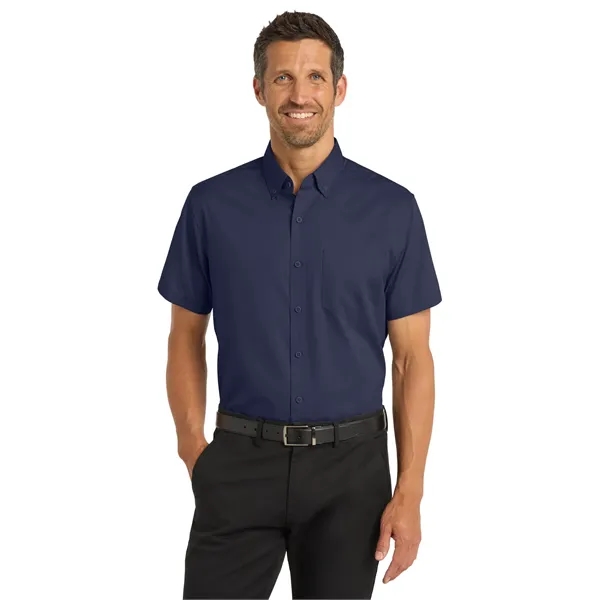 Port Authority Short Sleeve SuperPro Twill Shirt.... from ASI 84863 SanMar
