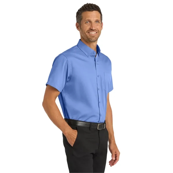 Port Authority Short Sleeve SuperPro Twill Shirt.... from ASI 84863 SanMar