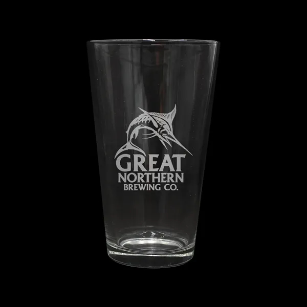 16 oz. Pint Glass, Laser, Premium... from ASI 30270 Aakron Line