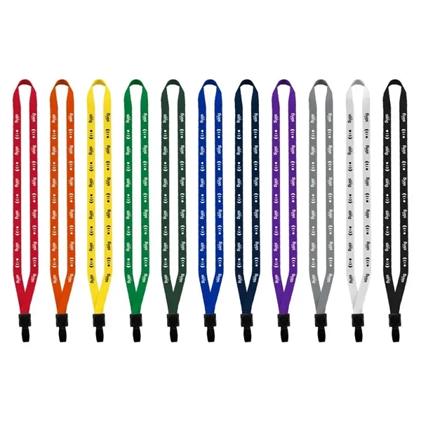 1/2" polyester lanyard with non-swivel plastic hook.... from ASI 88060 Snugz/USA Inc / SnugZ USA®