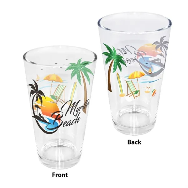 16 oz. Pint Glass, Mirror Printing... from ASI 30270 Aakron Line