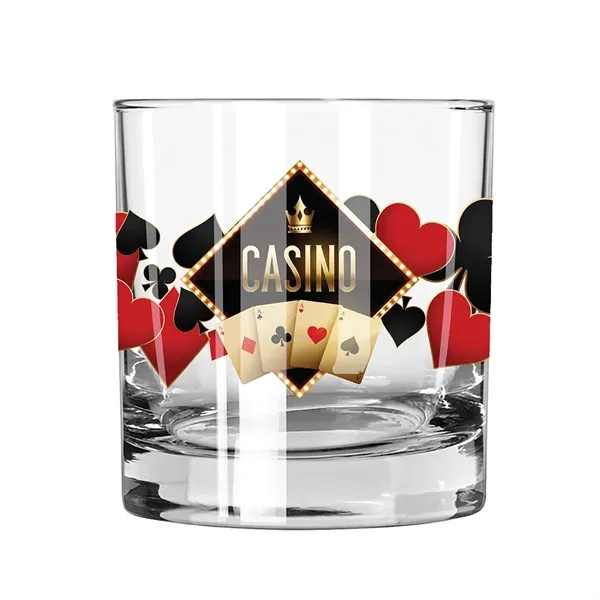 11 oz. Rocks Glass - USA, Mirror Printing... from ASI 30270 Aakron Line