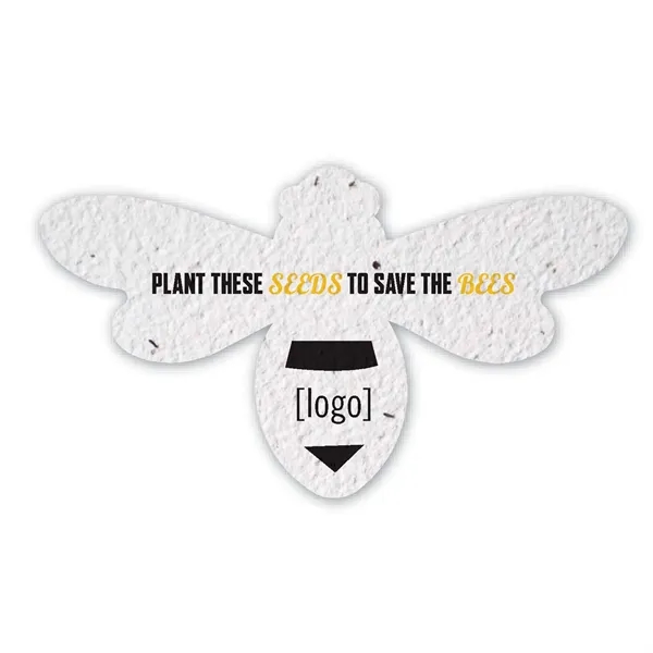 Seed Paper Shape Card, Droplet... from ASI 40646 Bloomin Promotions / Bloomin' Promotions™