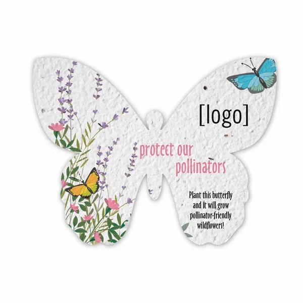 Printed Seed Paper Shape, butterfly... from ASI 40646 Bloomin Promotions / Bloomin' Promotions™