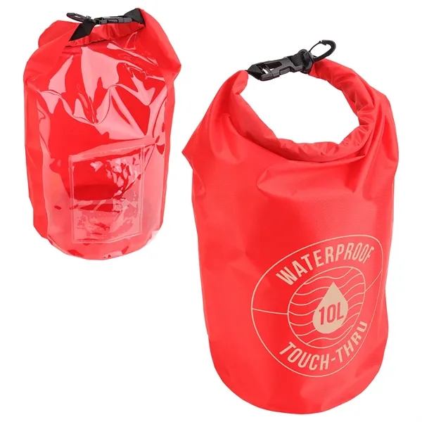 Waterproof Gear Bag With Touch-Thru Pouch... from ASI 36730 Ariel Premium Supply Inc