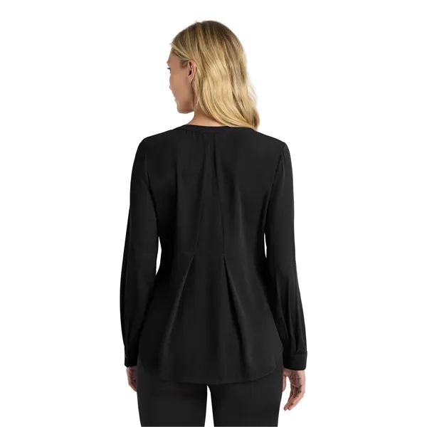 Port Authority Ladies Long Sleeve Button-Front Blouse.... from ASI 84863 SanMar