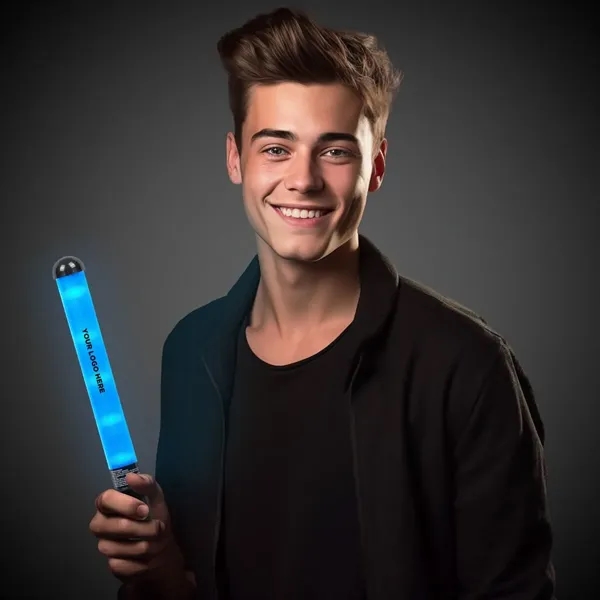 12" plastic wand with ultra-bright LED lights.... from ASI 42016 Brighter Promotions Inc