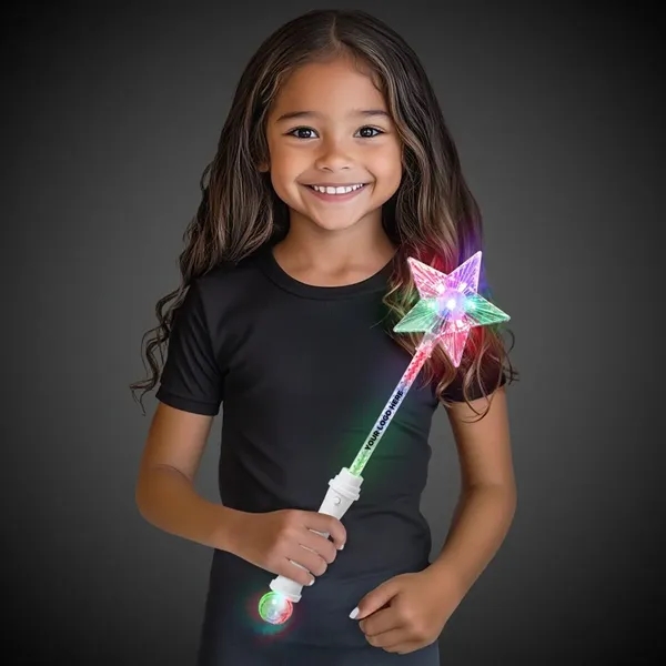 15" star shaped wand with multi-colored LED lights.... from ASI 42016 Brighter Promotions Inc
