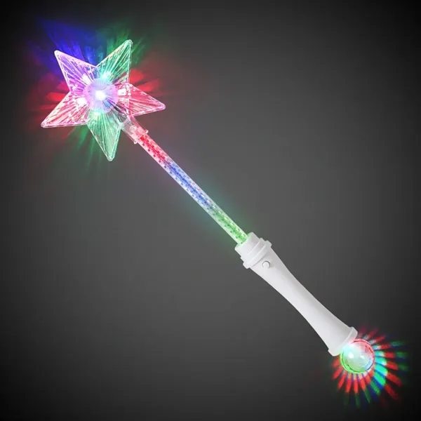 15" star shaped wand with multi-colored LED lights.... from ASI 42016 Brighter Promotions Inc