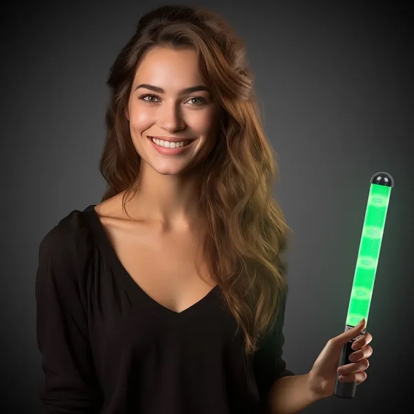 12" plastic wand with ultra-bright LED lights.... from ASI 42016 Brighter Promotions Inc