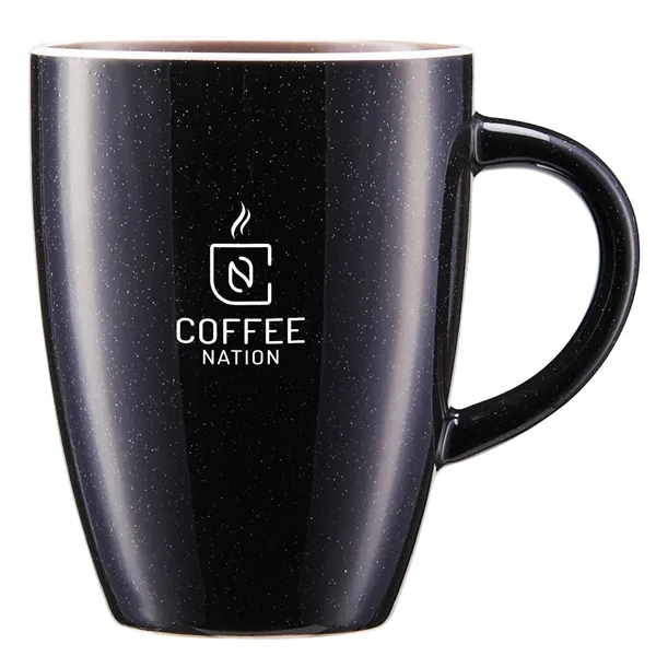 12 oz. ceramic stoneware mug with a lightly speckled design with... from ASI 52840 Evans Manufacturing