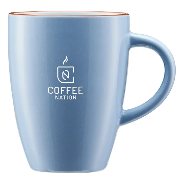 12 oz. ceramic stoneware mug with a lightly speckled design with... from ASI 52840 Evans Manufacturing