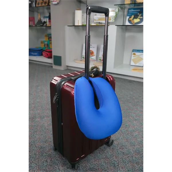 12" x 12" x 4" travel pillow with polystyrene microbead fill... from ASI 79370 The Premium Line / The Premium Line