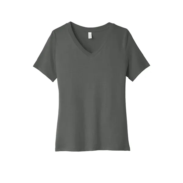 BELLA+CANVAS Women's Relaxed Jersey Short Sleeve V-Neck Tee.... from ASI 84863 SanMar